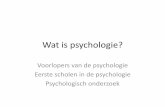 Ineke Wat is Psychologie 2014
