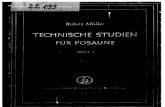 Robert Muller - Trombone etudes 1