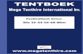 Tentboek 30m Sirius Mega Tenthire Totaal