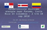 Missie duurzame energie Panama, Costa Rica, Colombia 2-10 sep