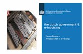 E invoicing, de rol van de Nederlandse overheid