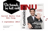 Social media club den haag trends en rcs 3 september 2013
