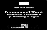 Brandt, Reinhard - Immanuel Kant. Politica, Derecho y Antropología