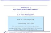 - 0 -  P. Marwedel, Univ. Dortmund, Informatik 12, 2003 Universität Dortmund Hoofdstuk 2 Systeemspecificatietechnieken 2.2 Specificatietalen Prof. dr.