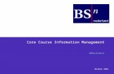 Oktober 2004 Core Course Information Management eBusiness.