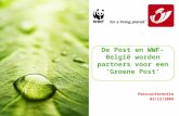 De Post en WWF-België worden partners voor een ‘Groene Post’