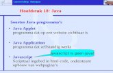 Java Applet programma dat op een website zichtbaar is
