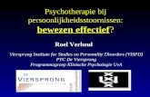 Psychotherapie bij persoonlijkheidsstoornissen: bewezen effectief ?