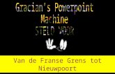 Gracian’s Powerpoint  Machine STELD VOOR