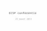ECSP  conferentie