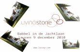 Babbel in de Jachtlaan  Leuven 9 december 2010 lscoop