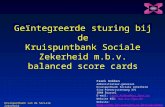 Ge¯ntegreerde sturing bij de Kruispuntbank Sociale Zekerheid m.b.v. balanced score cards