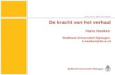De kracht van het verhaal Hans Hoeken Radboud Universiteit Nijmegen  h.hoeken@let.ru.nl