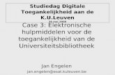 Studiedag Digitale Toegankelijkheid aan de K.U.Leuven 29 mei 2008