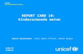 REPORT CARD 10:  Kinderarmoede meten