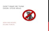 Don’t make me think door: Steve Krug