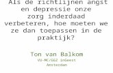 Ton van Balkom VU-MC/GGZ inGeest Amsterdam