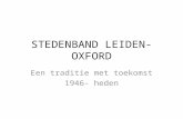 STEDENBAND LEIDEN-OXFORD