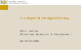e-Depot & KB digitalisering