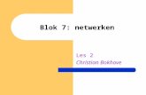 Blok 7: netwerken