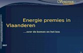 Energie premies in Vlaanderen