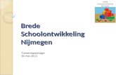 Brede  Schoolontwikkeling  Nijmegen