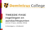 TWEEDE FASE  regelingen en aandachtspunten (versie 4 havo, oktober 2014) A.Hereijgers ,  J.Kieboom