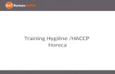 Training Hygiëne /HACCP  Horeca