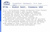 RT3b – André Smit, Siemens USA