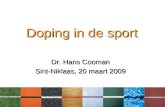 Doping in de sport
