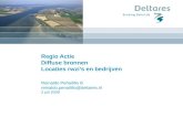 Regio Actie Diffuse bronnen Locaties rwzi’s en bedrijven