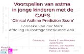 Voorspellen van astma  in jonge kinderen met de CAPS ‘Clinical Asthma Prediction Score’