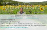 Nieuwsbrief Juli - Augustus 2011  Daniel Huisman        Frankrijk en Nederland +31 633738272