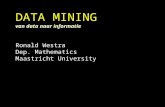 DATA MINING van data naar informatie Ronald Westra Dep. Mathematics Maastricht University