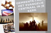-  gemeente-thema Het evangelie centraal in je kerk
