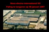 Nova electro international NV Faling te tongeren op 08 januari 1997