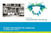 Project Venestraat en omgeving 9 september 2013