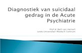 Diagnostiek van suïcidaal gedrag in de Acute Psychiatrie