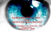 Video4Reflection  voor opleidingsscholen Lidy Kemper en Ronald von Piekartz november 2008