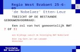 Regio West Brabant 25-6-09 ‘de Nobelaer’ Etten-Leur
