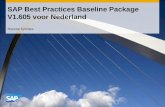 SAP Best Practices Baseline Package  V1.605 voor Nederland