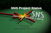 SNS Project Status