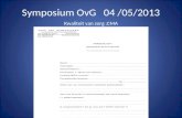 Symposium OvG   04 /05/2013