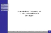 Programma van Eisen | Thomas Carlebur B1140531 | Samar Wasfi B1142380 | BK6R050| April 2005