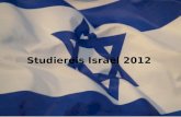 Studiereis Israël 2012
