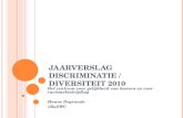 Jaarverslag Discriminatie / Diversiteit 2010