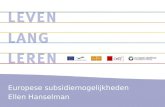 Europese subsidiemogelijkheden Ellen Hanselman