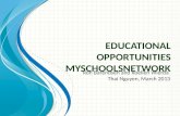 Educational opportunities  MySchoolsNetwork