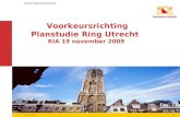 Voorkeursrichting Planstudie Ring Utrecht  RIA 19 november 2009