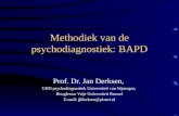 Methodiek van de psychodiagnostiek: BAPD